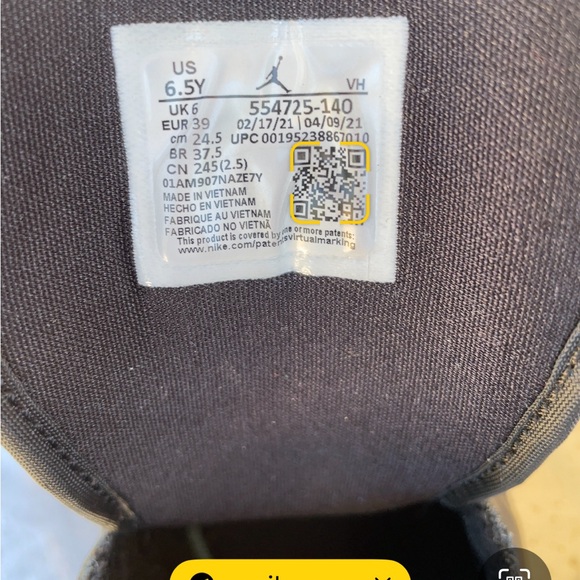 Air Jordan 1 Mid GS 'Racer Blue' 2021 Size 6 1/2Y - Picture 4 of 10